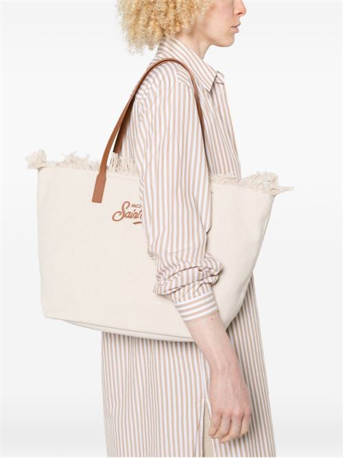 Borsa donna City Bag Fringe bianca MC2 SAINT BARTH | CITY BAG FRINGE00302L